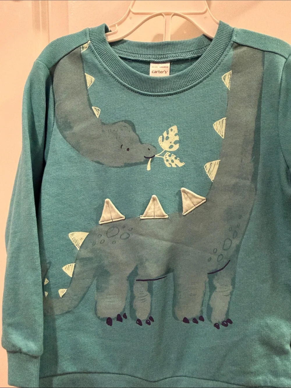 Carter's Teal and grey Boys Dinosaur  Set 4T NWT